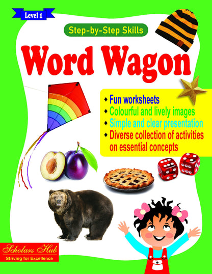 Step By Step Skills Word Wagon-1(Tearble Colourful Worksheets)