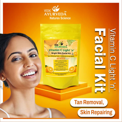 VedicAyurveda Vitamin C Light 'n' Bright Skin Facial kit