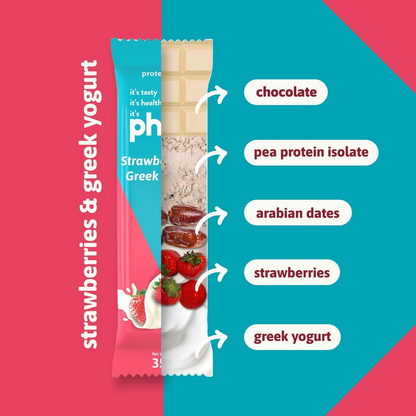 Phab Mini Protein bar protein Strawberries & Greek Yogurt