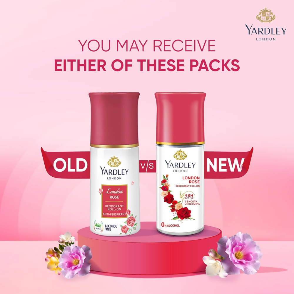 Yardley London Rose Underarm Deodorant Roll On