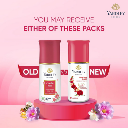 Yardley London Rose Underarm Deodorant Roll On