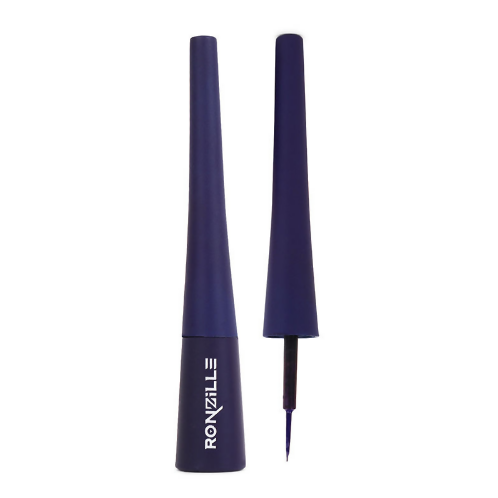 Ronzille Smudgeproof And Waterproof Liquid Matte Eyeliner - Blue