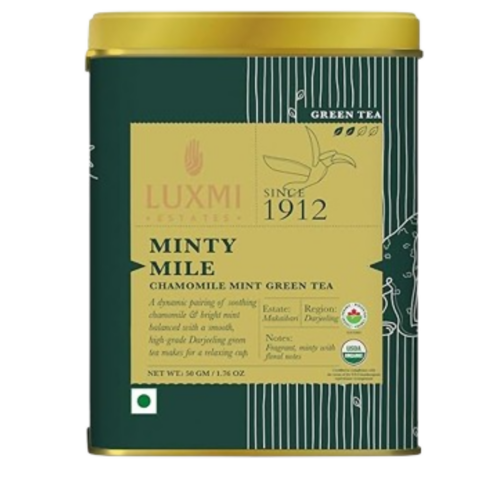 Luxmi Estates Minty Mile Chamomile Mint Green Tea