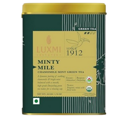 Luxmi Estates Minty Mile Chamomile Mint Green Tea