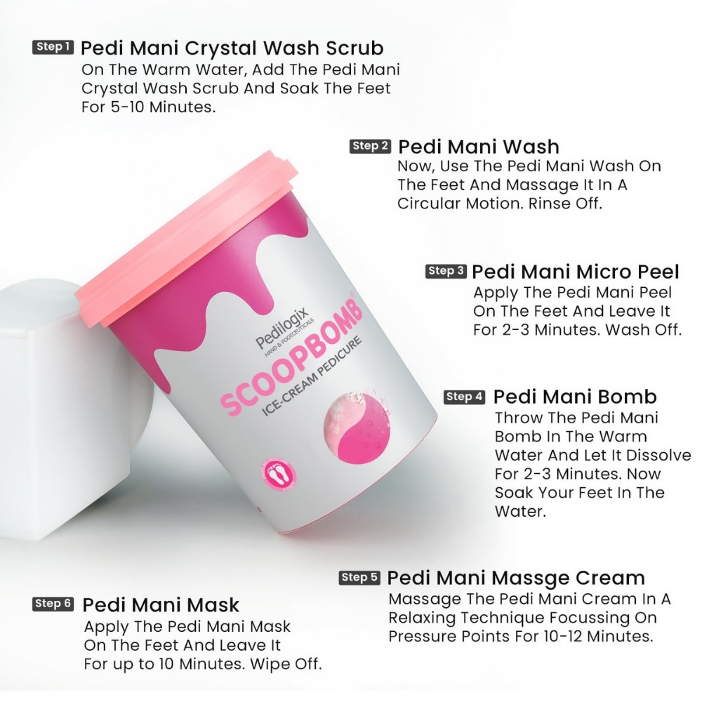 Professional O3+ Pedilogix Scoop Bomb Pedicure Gel