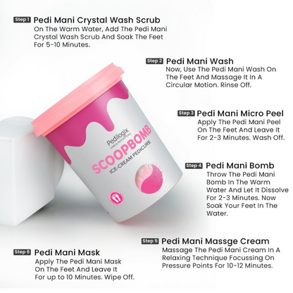 Professional O3+ Pedilogix Scoop Bomb Pedicure Gel