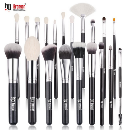 Bronson Professional 20Pc Face & Eyes Makeup Brushes set