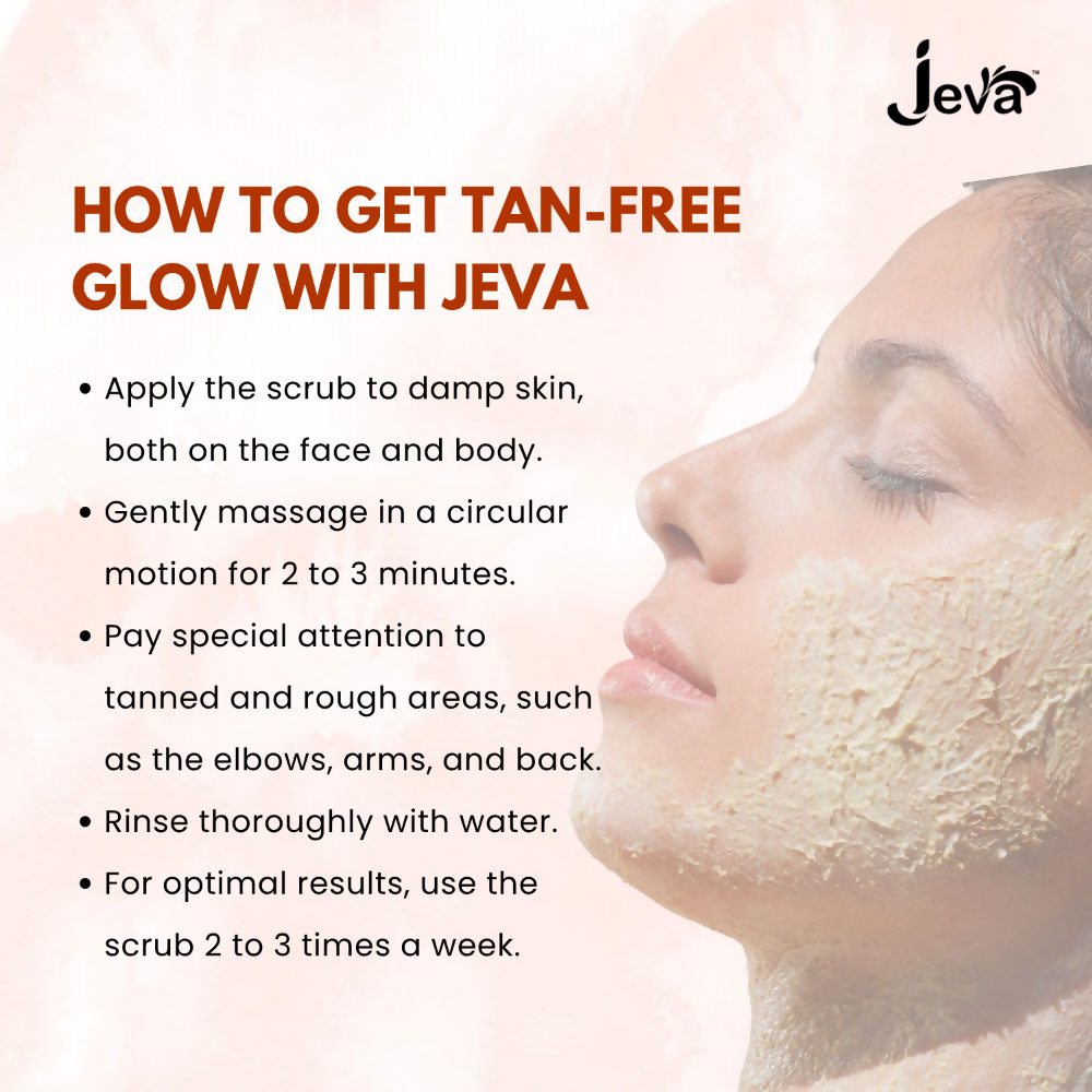 Jeva Papaya Tan Removal Face & Body Scrub