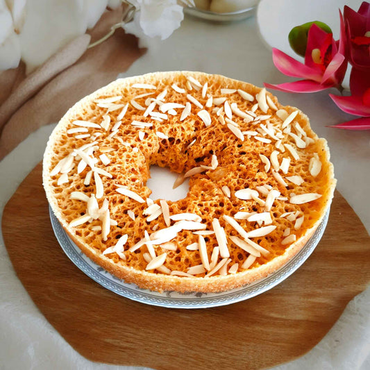 SweeDesi Special Paneer Ghewar-1Pc