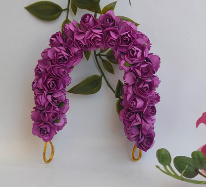 Purple Rose Gajra