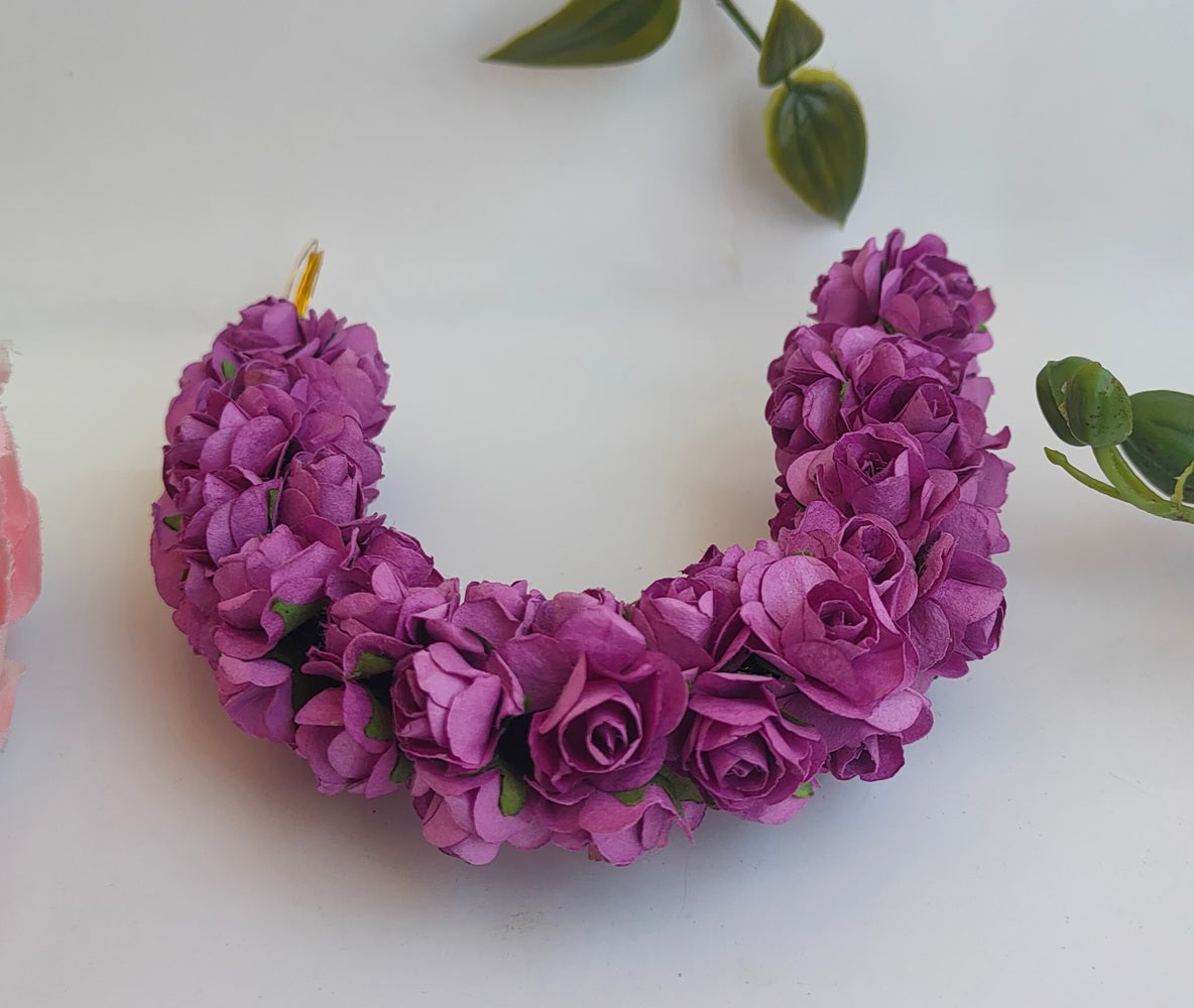 Purple Rose Gajra