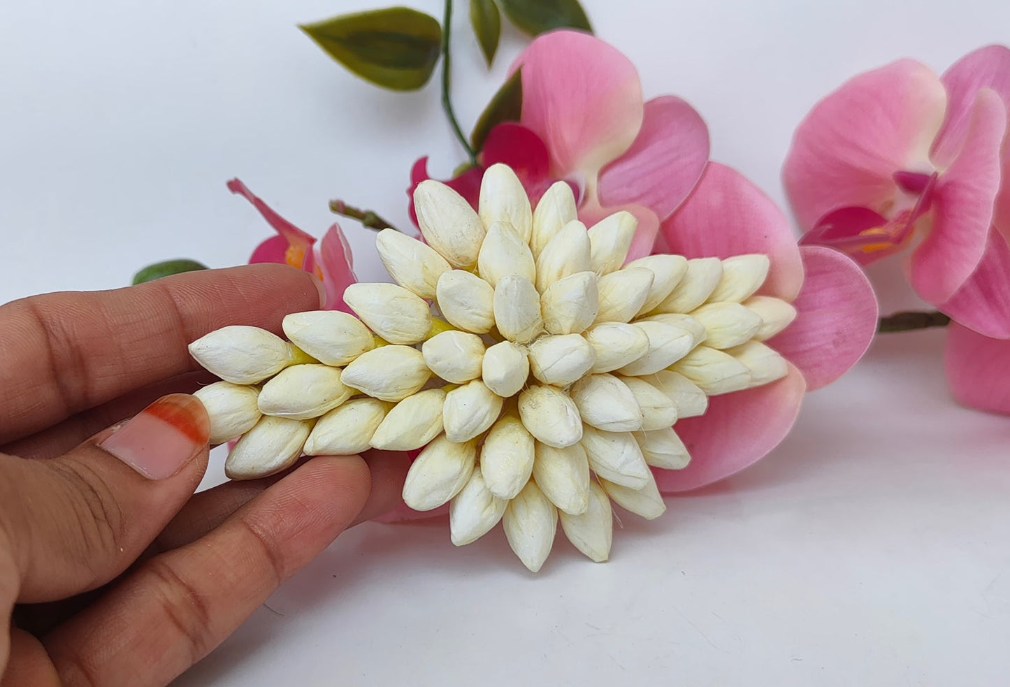 Artificial Jasmine Hair Clip