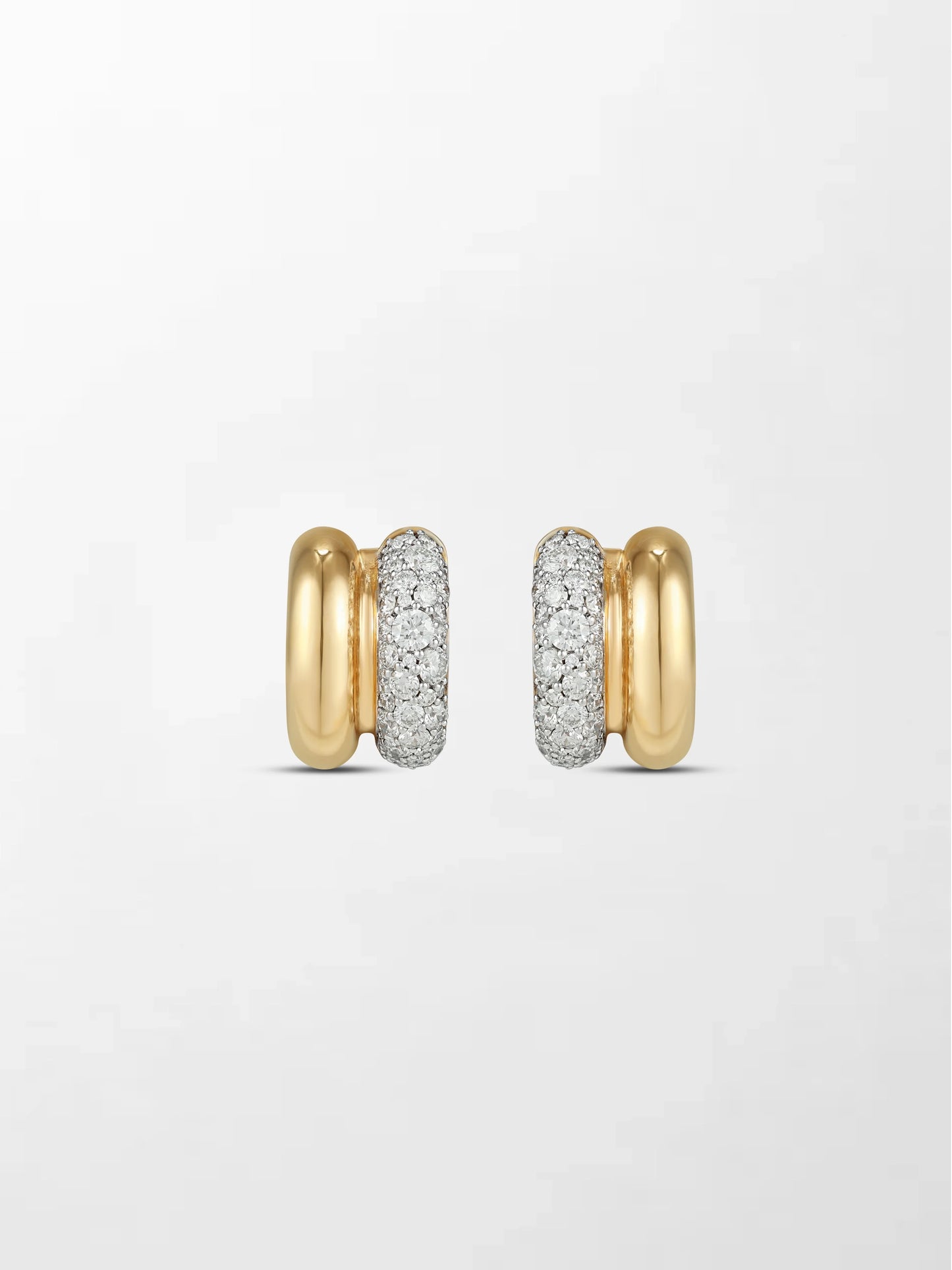 Duo Pavé Huggie