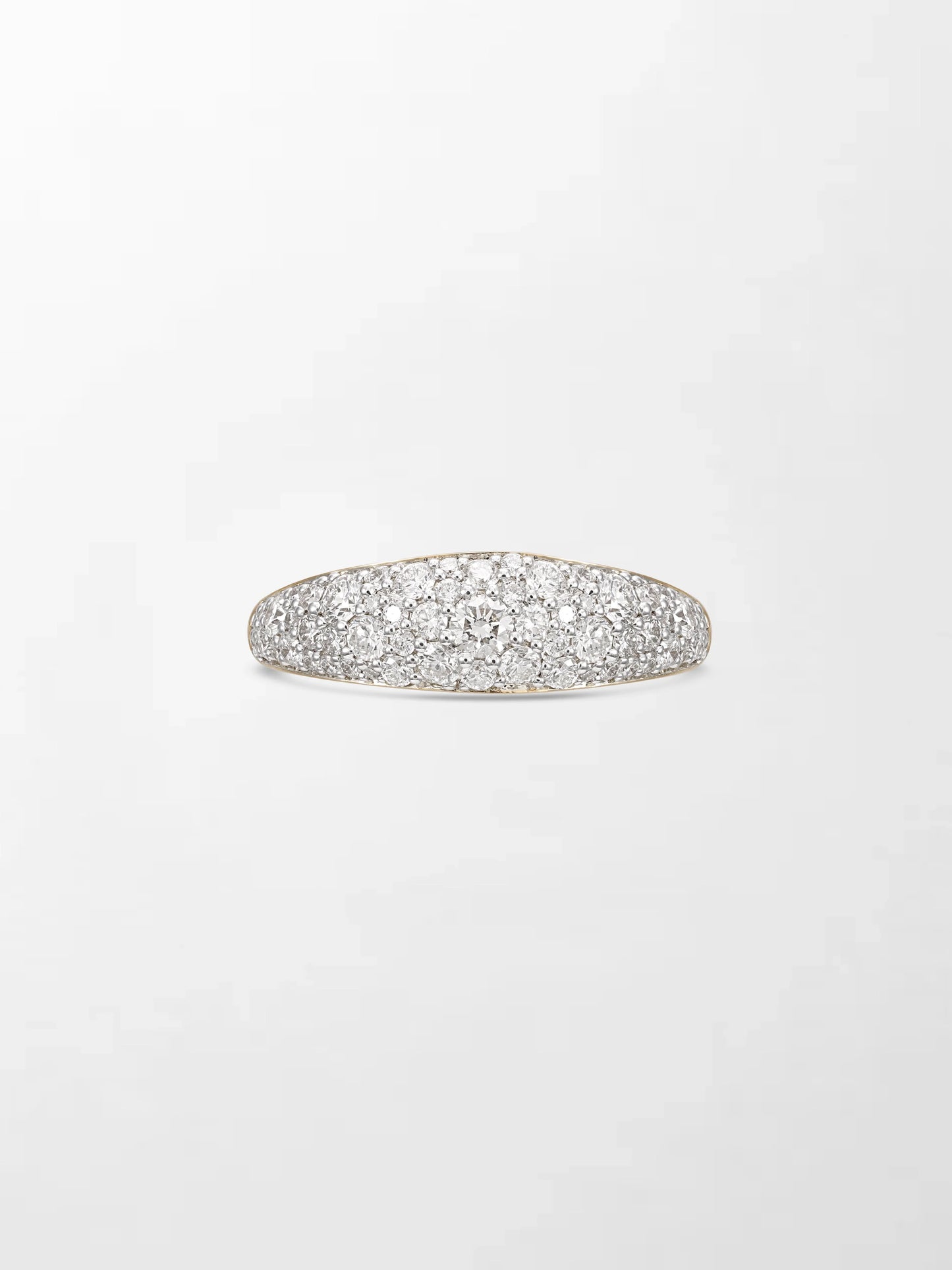 Sleek Pave Diamond Band