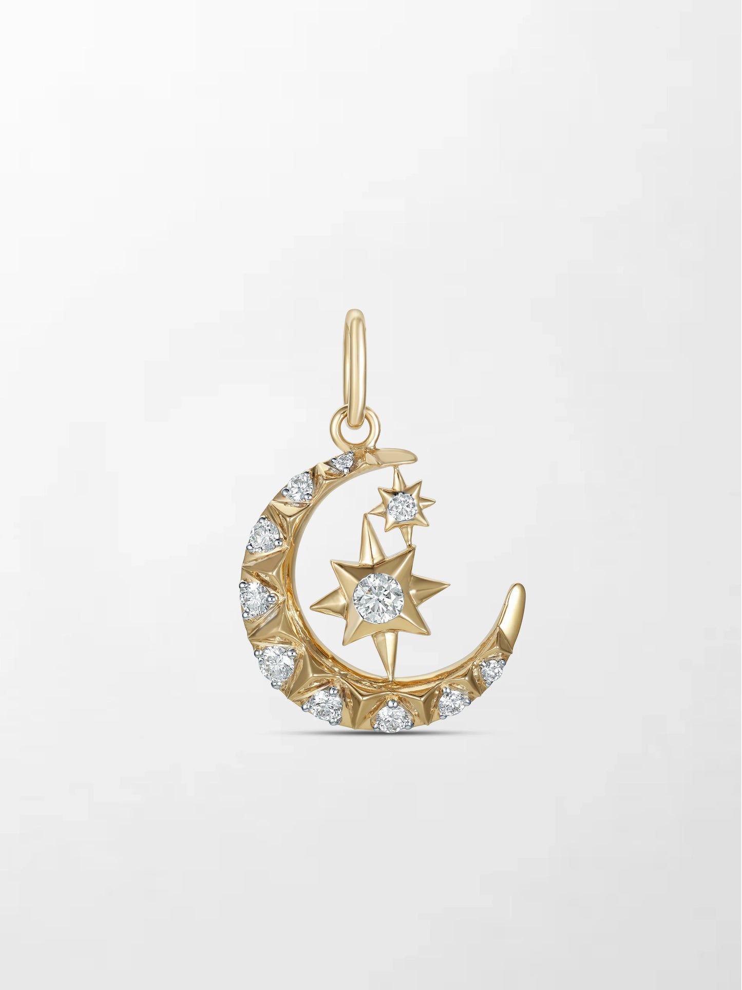 Starlit Moon Diamond Multiwear Pendant
