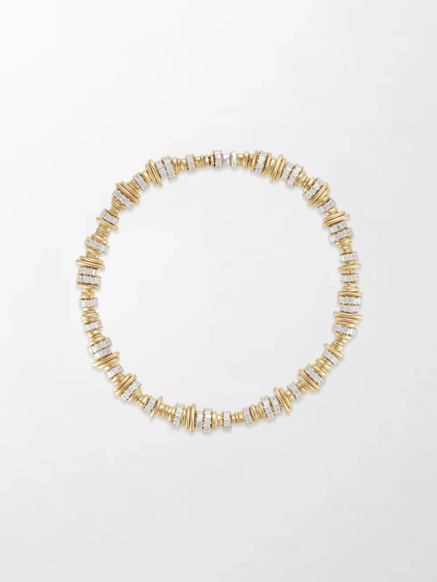 Rondelle Baguette Necklace