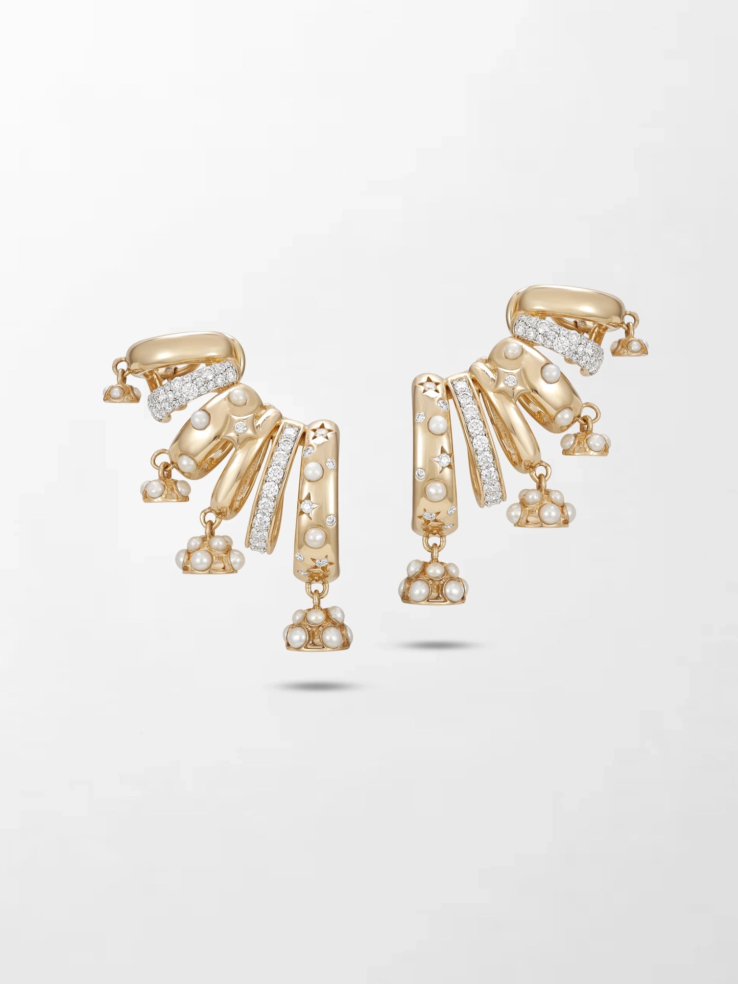 Crescent Climbers Earring