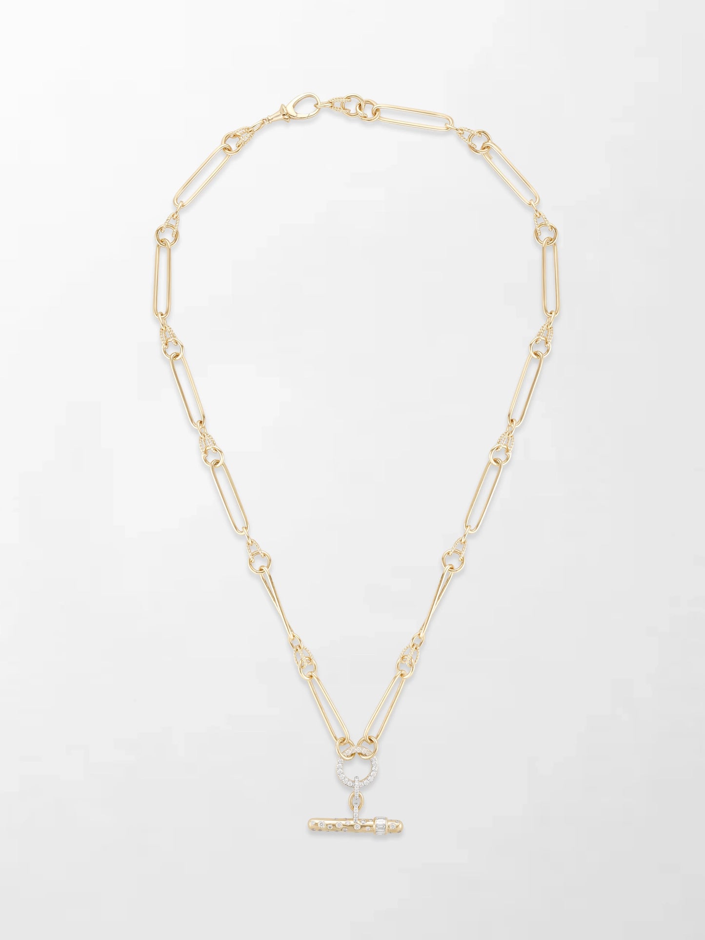 Polka Dot Link T-Bar Chain