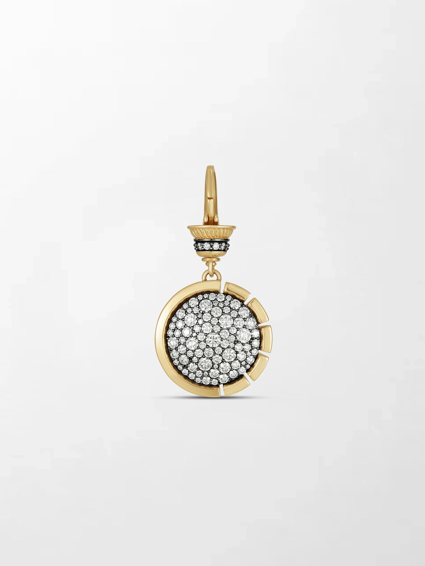 Split Bezel Midnight Pendant