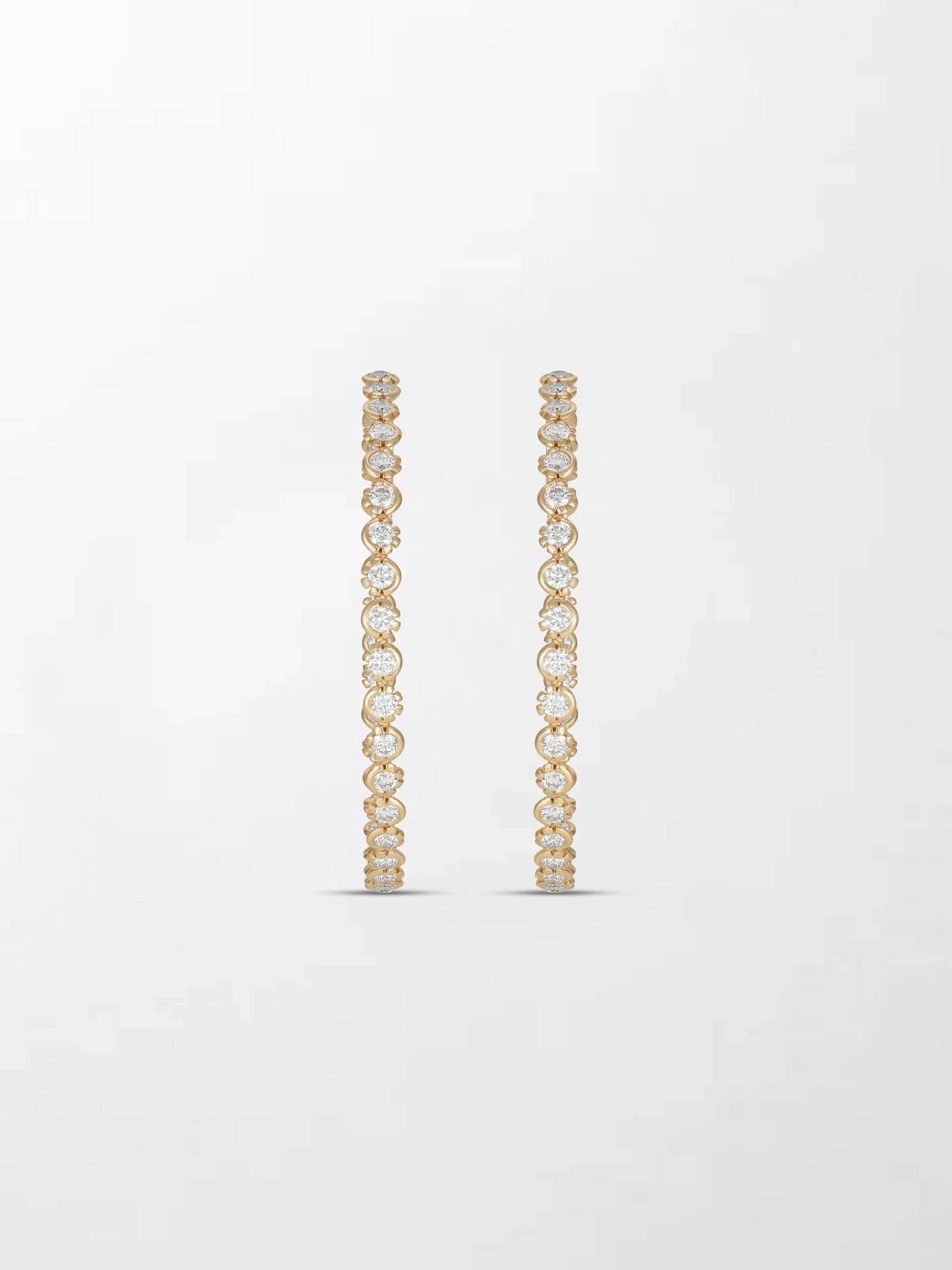 2 inch Split Bezel Double Hoop
