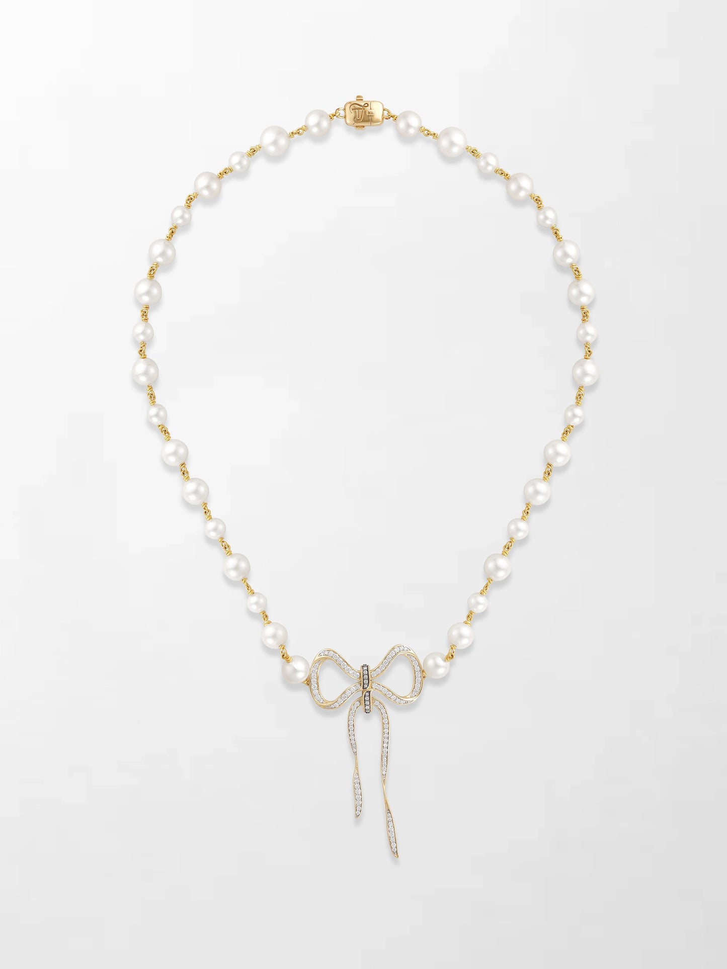 Akoya Pearl Flick-Tie Necklace