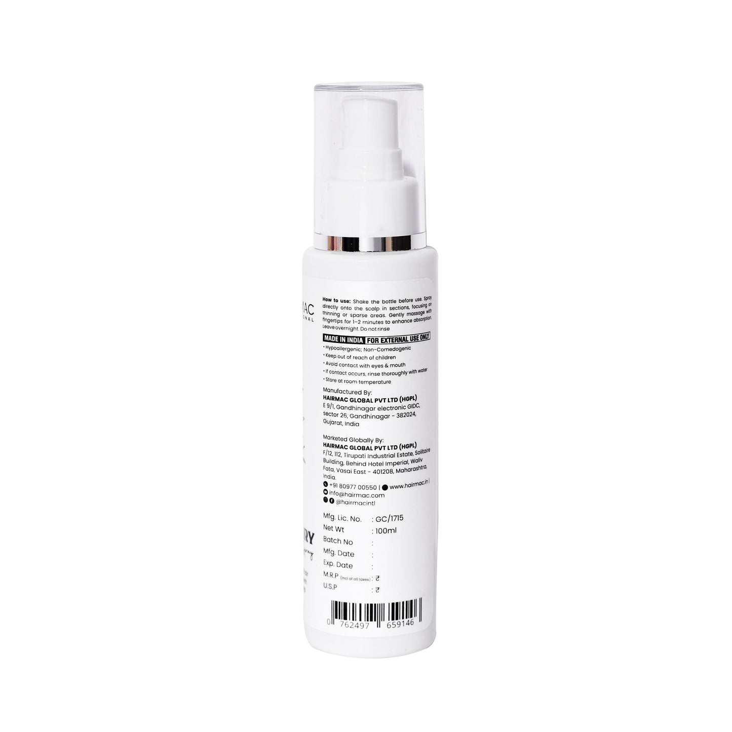 Hairmac Rosemary Hair Growth Spray