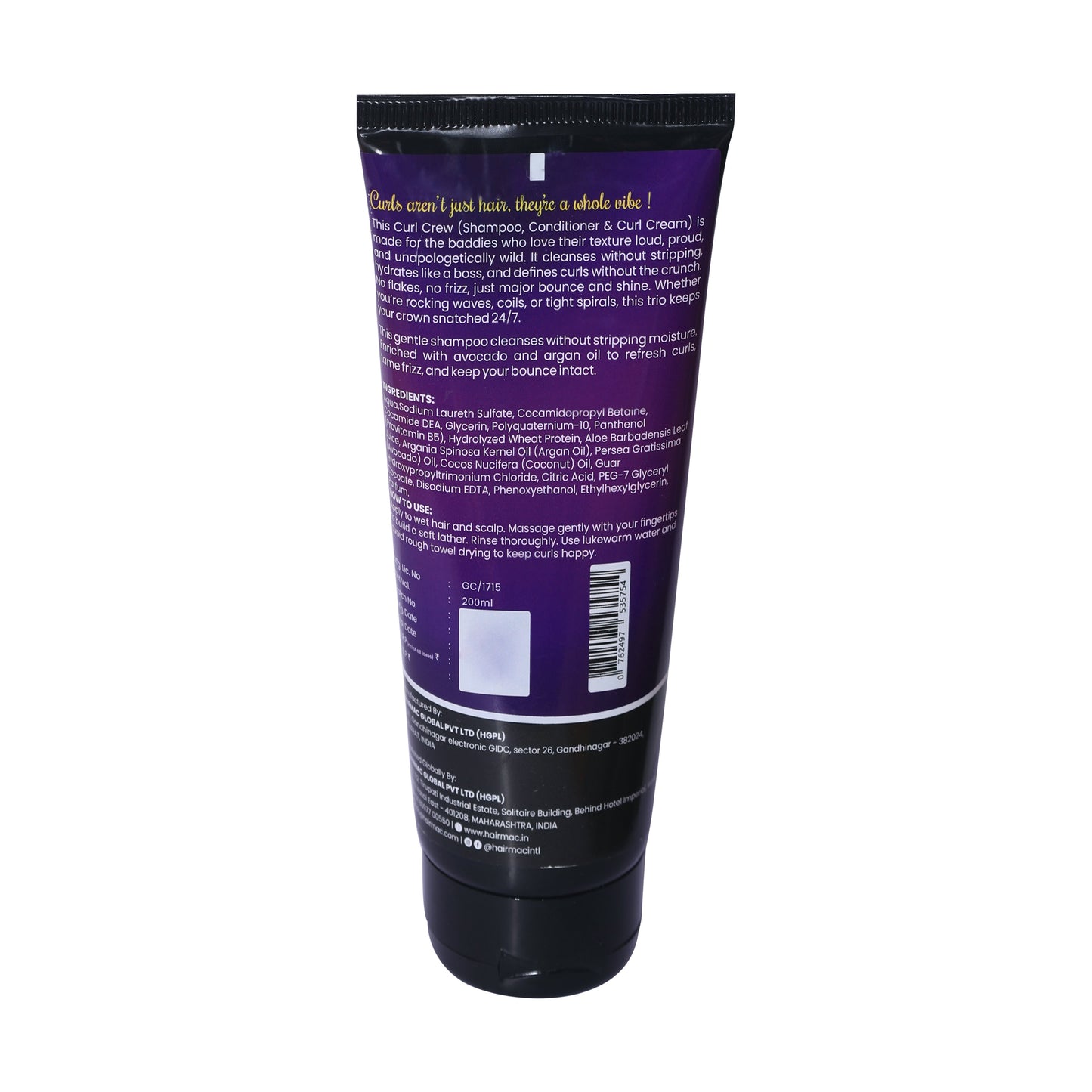 Hairmac Being Curly Shampoo