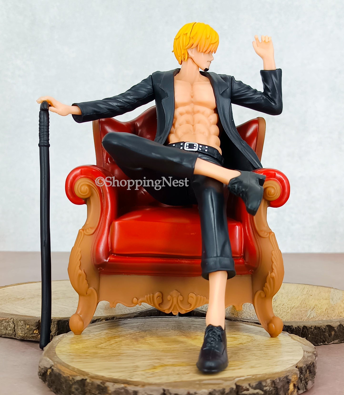 Anime One Piece Figure Suit Vinsmoke Sanji Sofa with Box Action Figurine PVC | 14.5 cms |