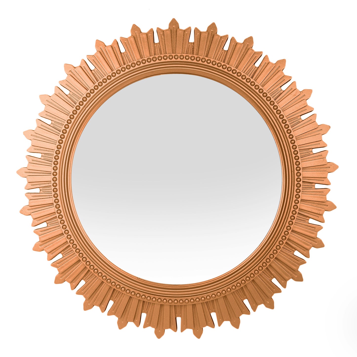 EFINITO Sunburst Wall Mirror, Decorative Framed Mirror for Bathroom, Bedroom, Living Room & Vanity (17 Inch)