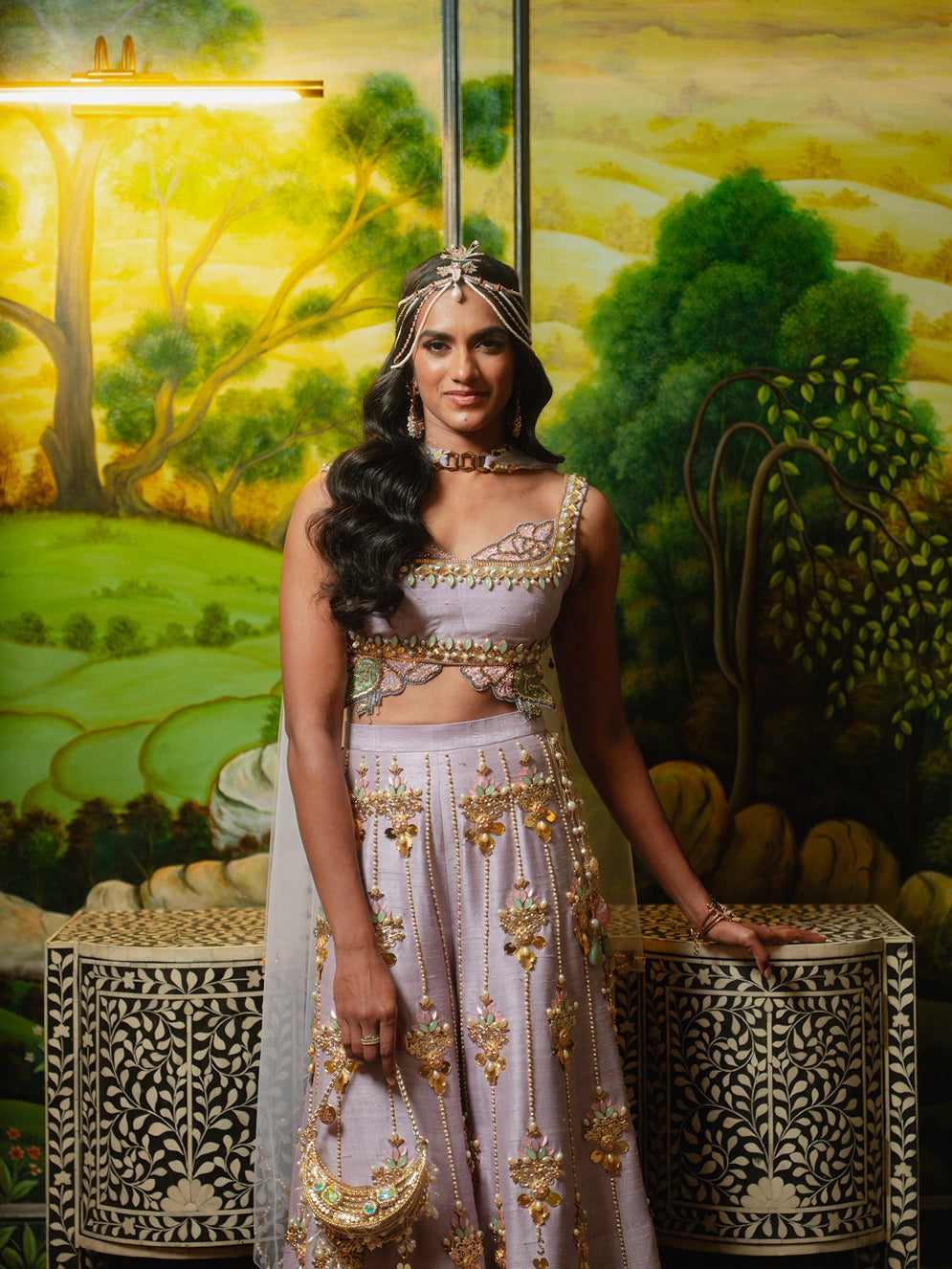 PV Sindhu In Le Sunset Palm Head Harness