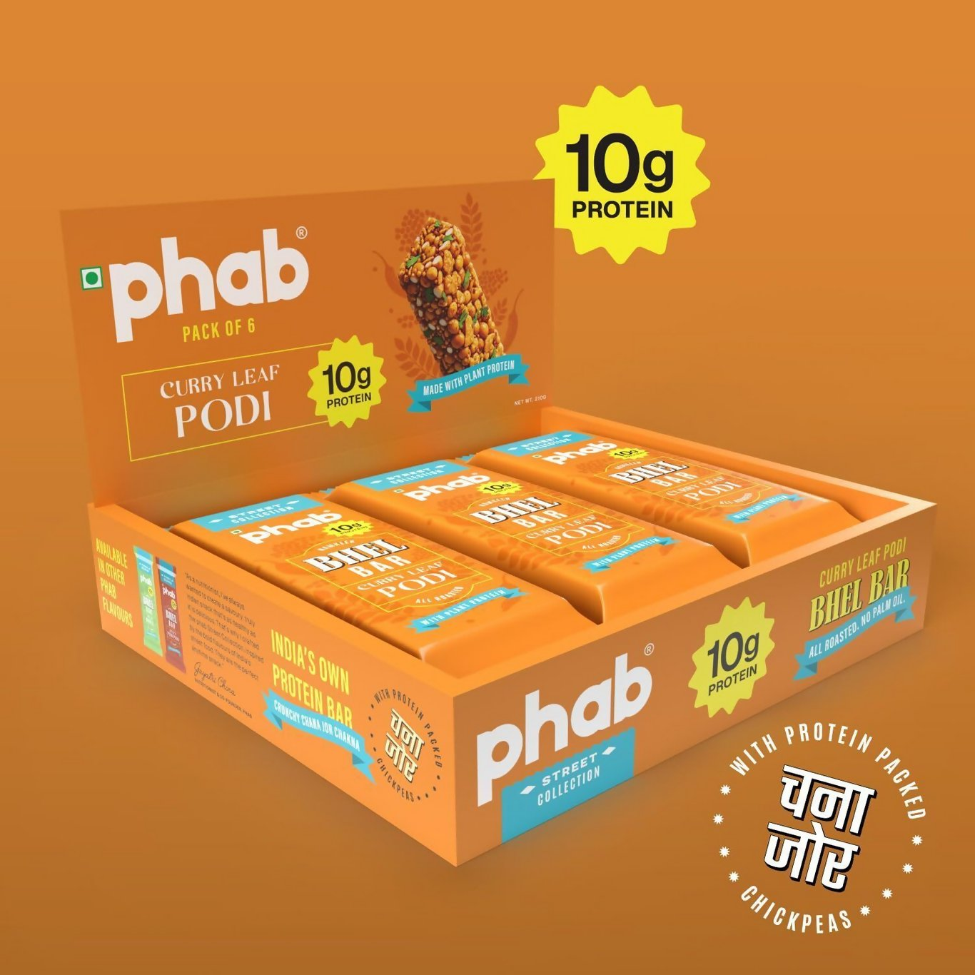 Phab Curry Podi Leaf Protein Bars