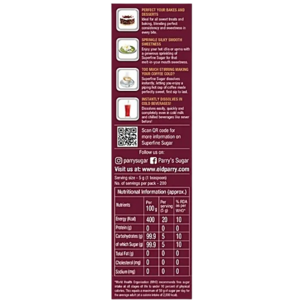 Parry's Superfine Sugar
