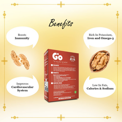 Go Organic Light Quarters & Extra Light Quarters Walnuts