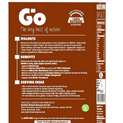 Go Premium Walnut Kernels Halves