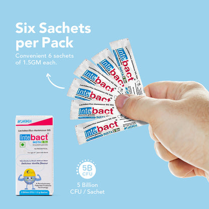Dr Morpen Intebact Insta Probiotic 5Bn (1.5Gm) - 6 Sachets