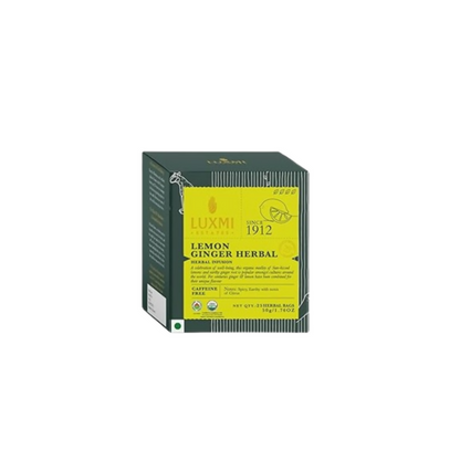 Luxmi Estates Lemon Ginger Herbal Tea