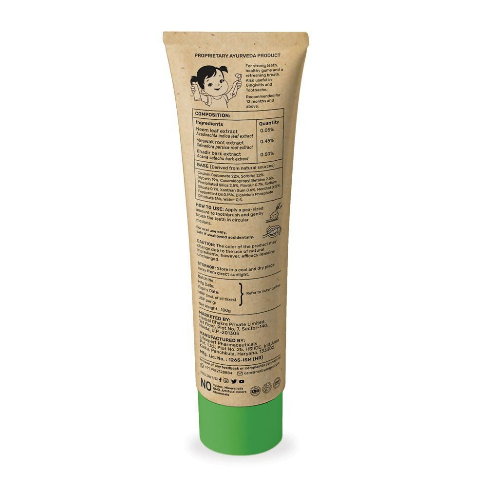 Herby Angel Fennel Fresh Toothpaste for Kids