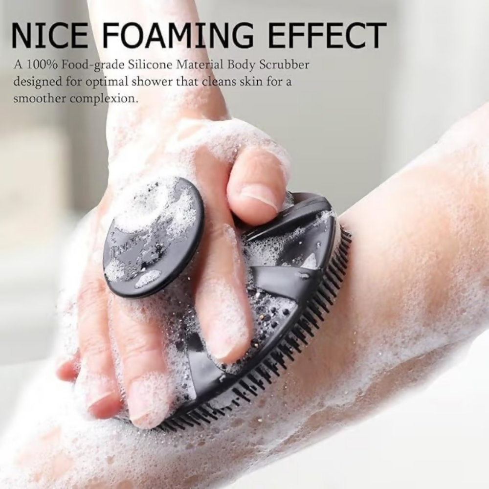 Bronson Professional Silicone Body Scrubber Bath Brush Buffer