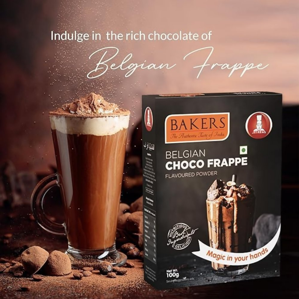 BAKERS Cold Coffee Frappe Powder & Belgian Choco Frappe Powder