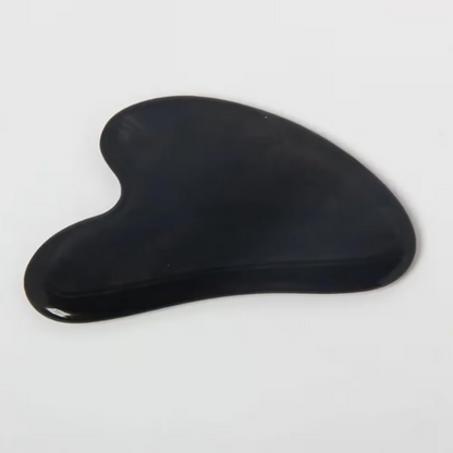 Bronson Professional Black Obsidian Gua Sha Face Massage Tool
