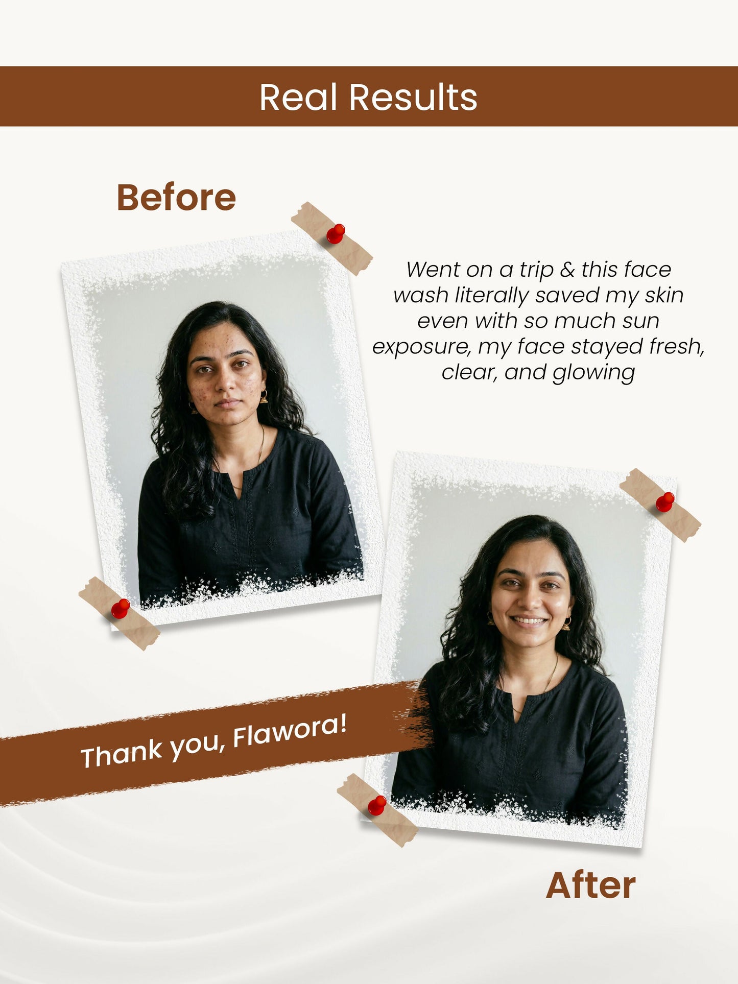 Flawora Golden Glow Face Wash