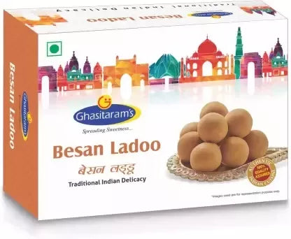 Punjabi Ghasitaram Halwai Besan Ladoo