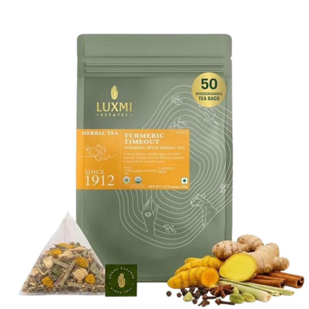Luxmi Estates Turmeric Time-Out Herbal Loose Infusion