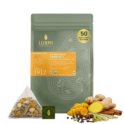Luxmi Estates Turmeric Time-Out Herbal Loose Infusion