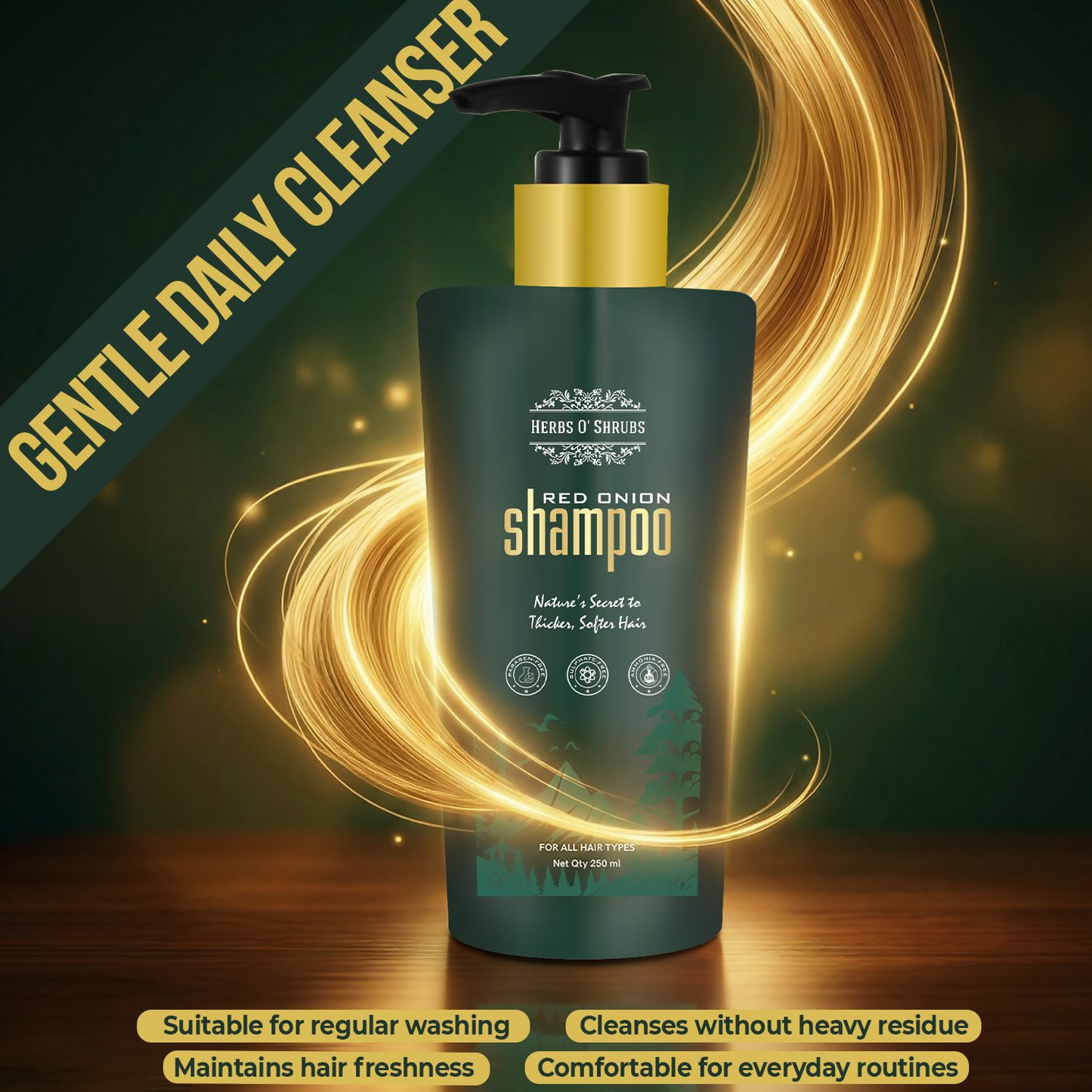 HerbsOShrubs Onion Strength & Shine Shampoo