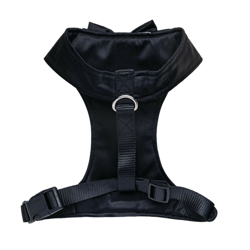 Waggety Tuxedo Dog Harness - Stylish Black & White Design, Adjustable Fit, Durable Fabric, Elegant Pet Harness for Dogs