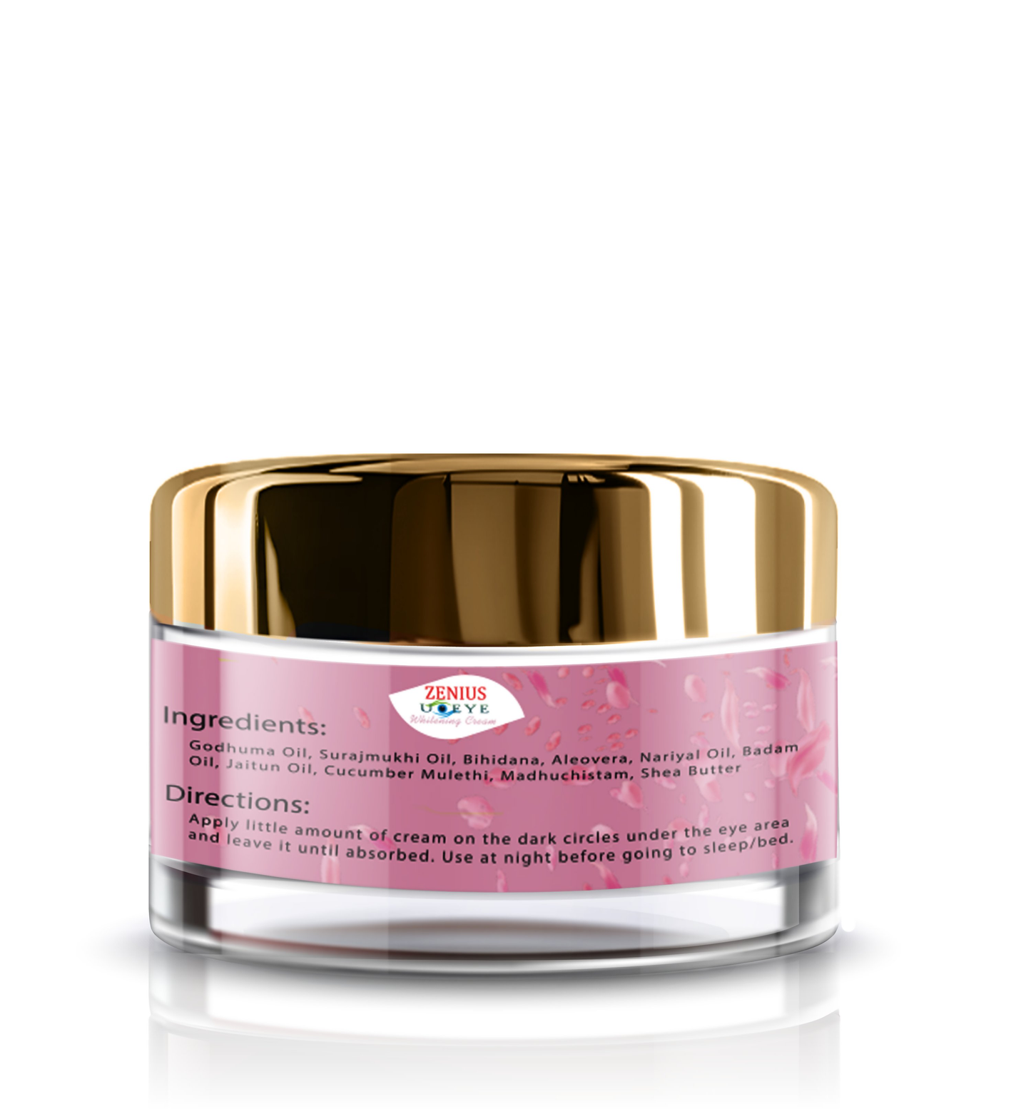 Zenius U-Eye Whitening Cream for Reduce Dark Circle and Even Skin Tone