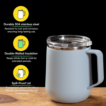 Udyan Tea Stainless Steel Insulated Mug - Frost Blue