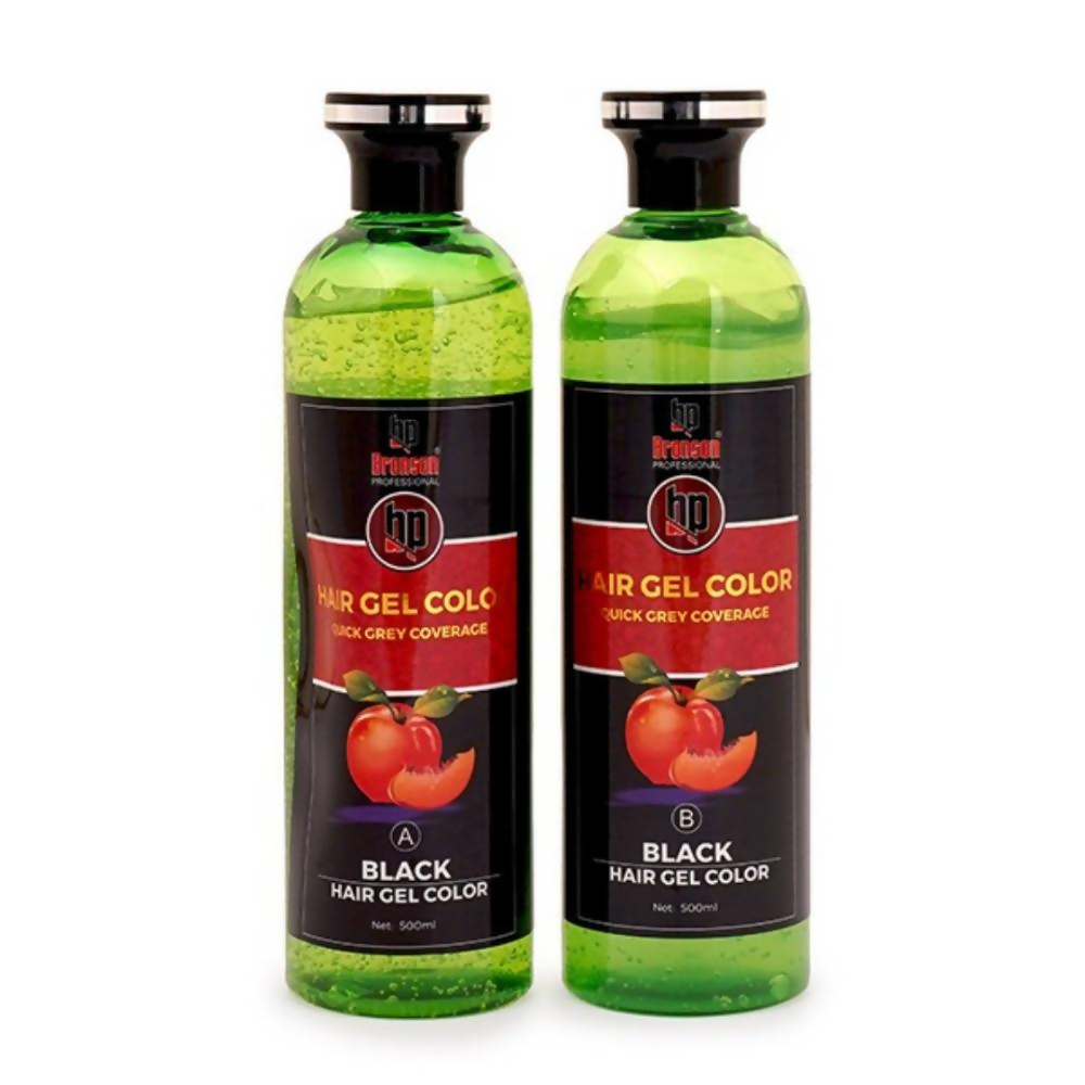 Bronson Professional Fruit Vinegar Gel Hair Colur Dye Natural Black