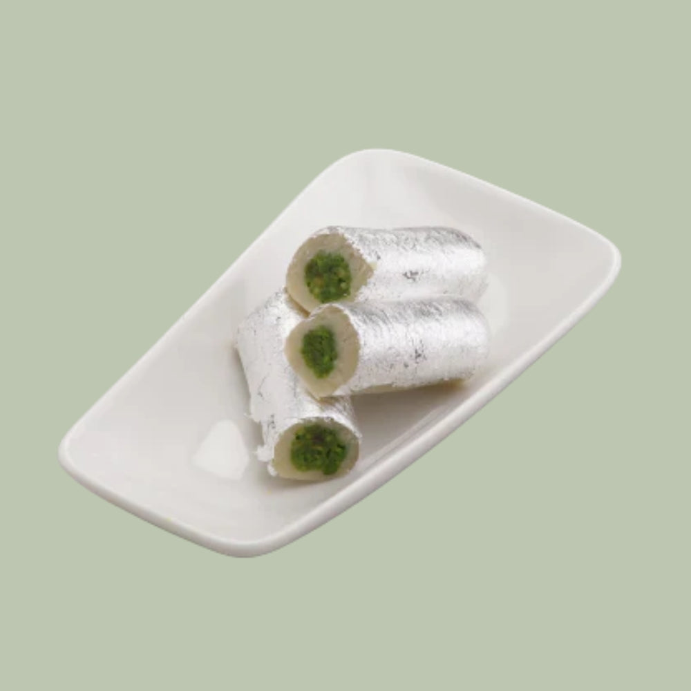 Agra Sweets Banjara Kaju Pista Roll